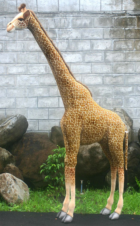 big stuffed giraffe